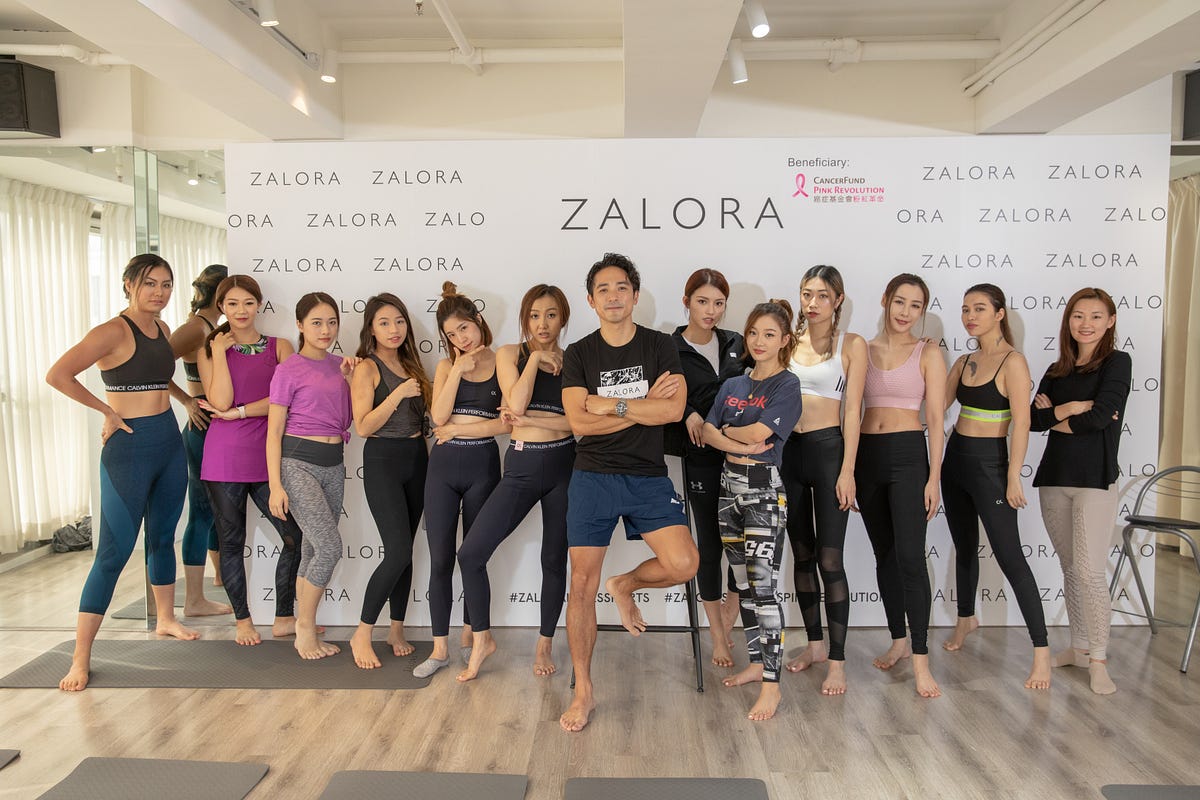 #ZALORALovesSports 林德信率領一眾時尚 KOL 玩瑜伽兼做公益